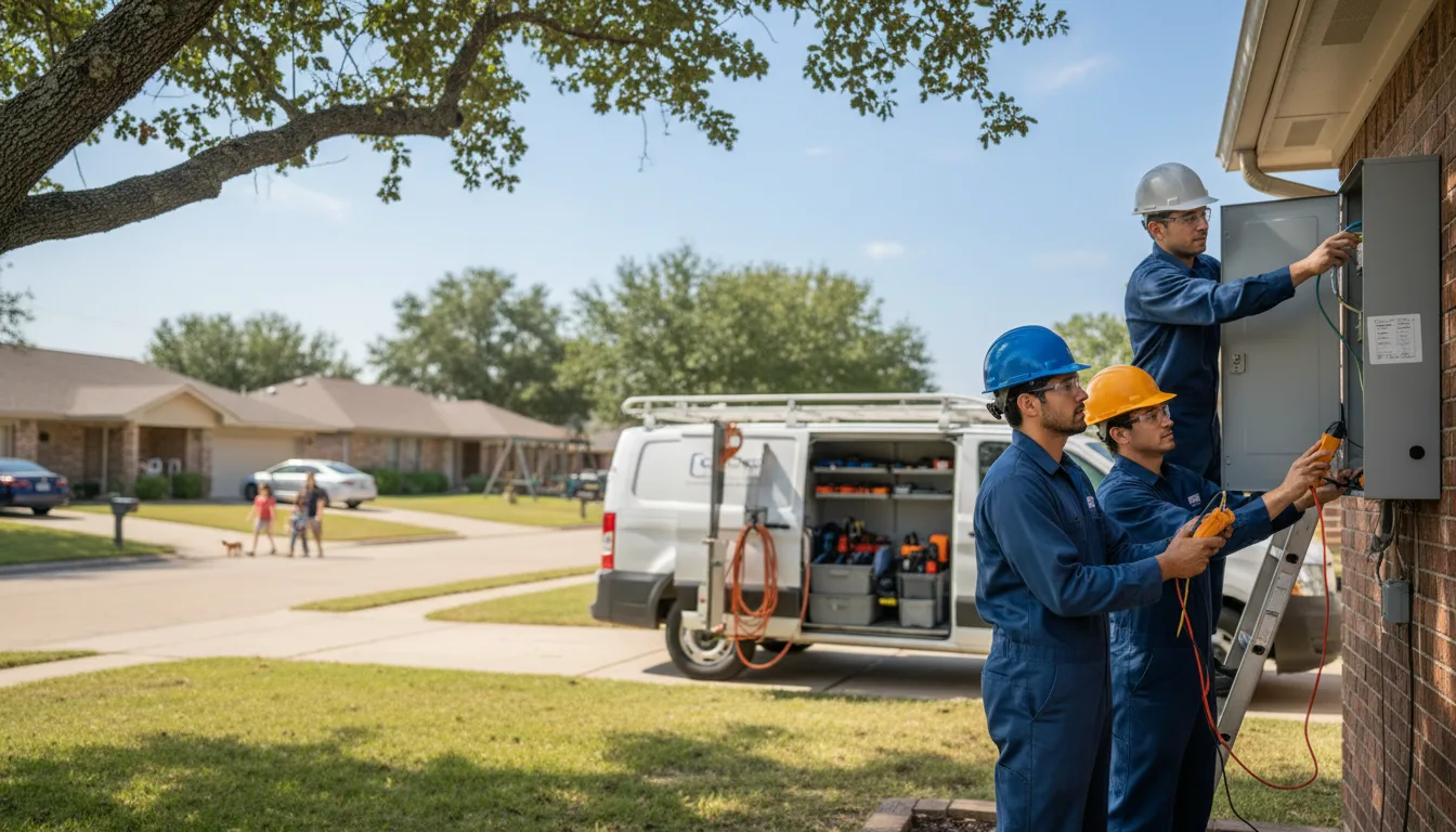 Certified electrician providing emergency electrical services in Noble, IL